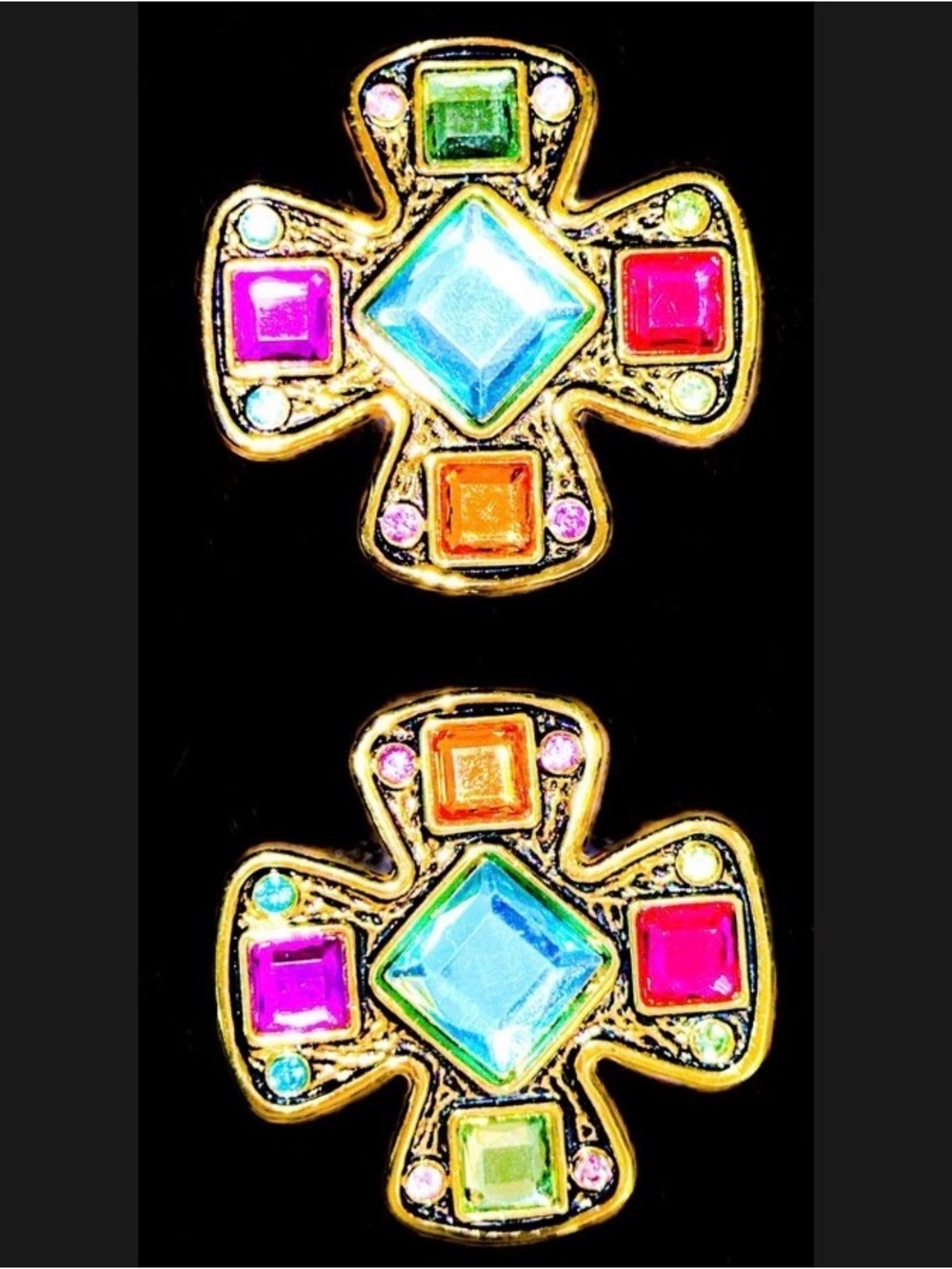Lindsay Phillips Georgina Multicolor Cross SwitchFlops Interchangeable Snaps